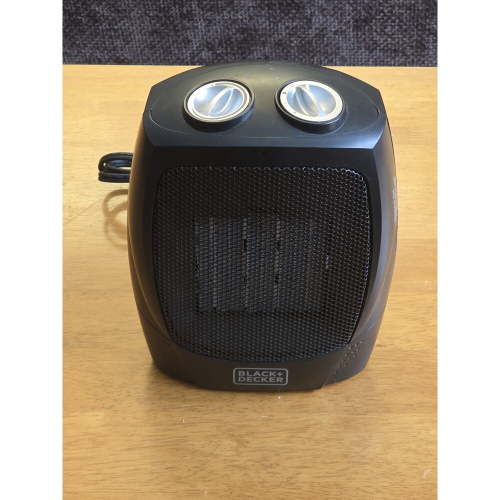 BLACK+DECKER 1500W Ceramic Space Heater - Black (BHDC201) Portable Heater